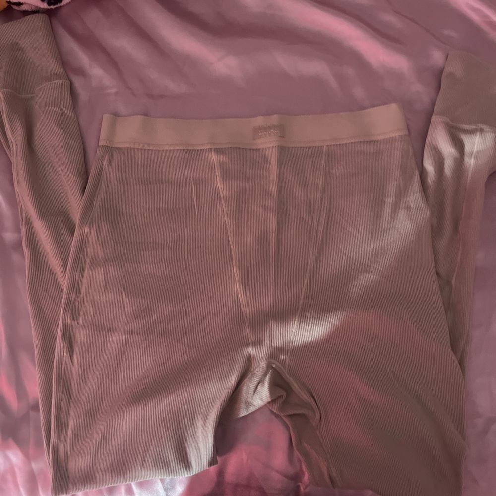 Women's Ribbed Leggings Bottoms